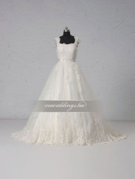 Menyasszonyi ruha báli fazonú pántos-BFP-3888